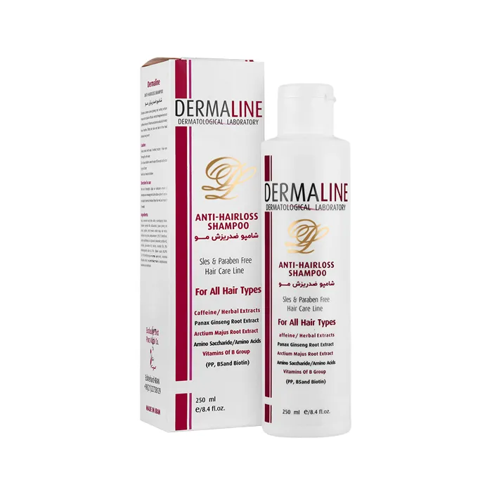 anti-hairloss-dermaline-pharmacy24h شامپو ضد ریزش درمالاین | 250 میل - Image 1