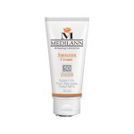 کرم ضدآفتاب رنگی spf50 مدیلن پوست خشک ومعمولی
