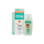 فلوئید ضد آفتاب پوست چرب ⁺SPF50 بی رنگ ایزدین | 50 میل
