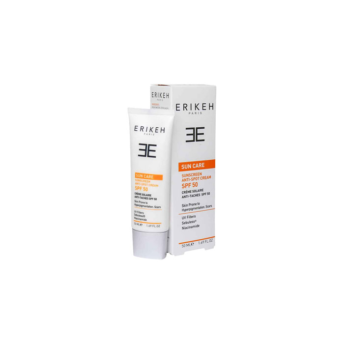 Erikeh.pharmacy24h.ir کرم ضد آفتاب و ضد لک اریکه SPF50 بژ طلایی | 50 میل - Image 1