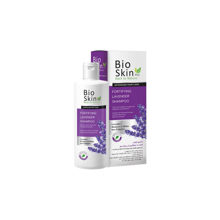bioskin.lavender.pharmacy24h.ir شامپو ضد ریزش لاوندر بایو اسکین پلاس | 200 میل - Image 1