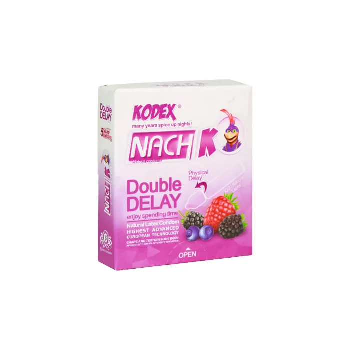 kodex-double-delay-pharmacy24h کاندوم تاخیری مدل دابل دیلی کدکس | 3 عددی - Image 1