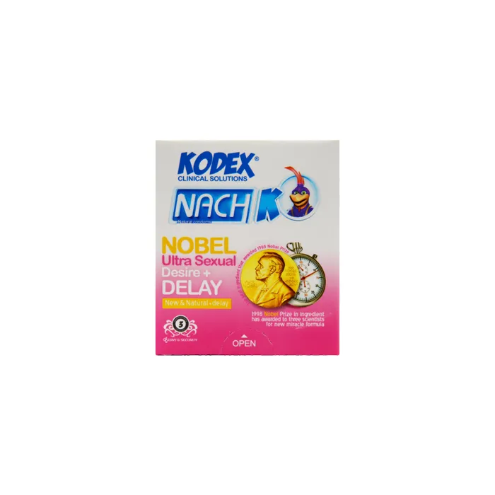 kodex-nobel-pharmacy24h کاندوم تاخیری نوبل کدکس | 3 عددی - Image 1