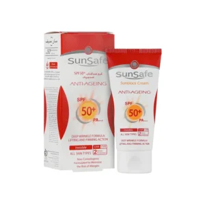 کرم ضد آفتاب spf50 سان سیف