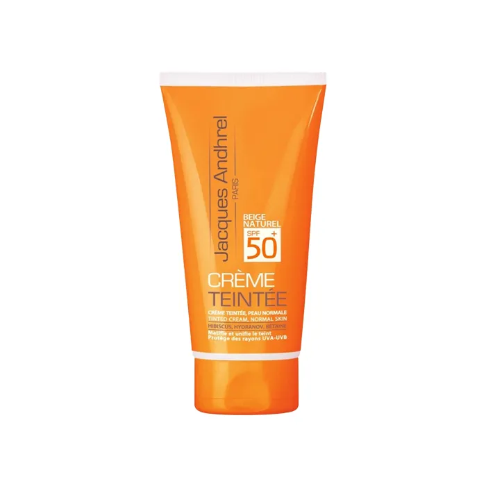 beigenaturel-jacques-dryskin کرم ضد آفتاب SPF50 پوست خشک ژاک آندرل (بژ طبیعی) | 50 میل - Image 1