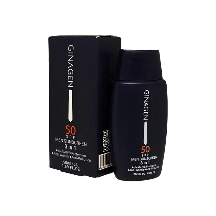 men-sunscreen-ginagen-pharmacy24h کرم ضد آفتاب 3 در 1 ژیناژن