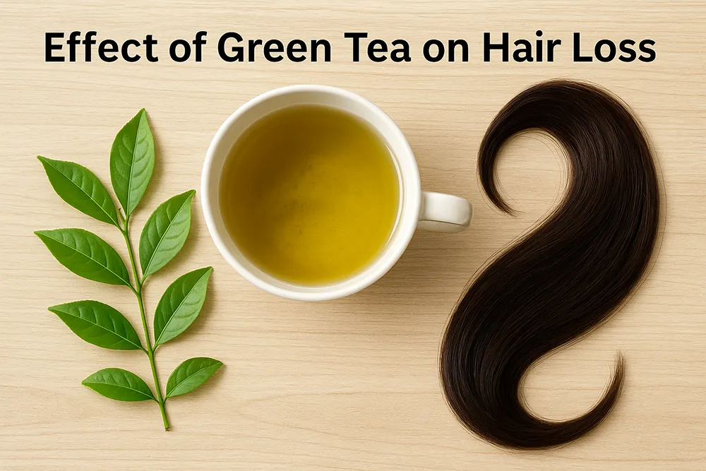تأثیر چای سبز بر ریزش مو