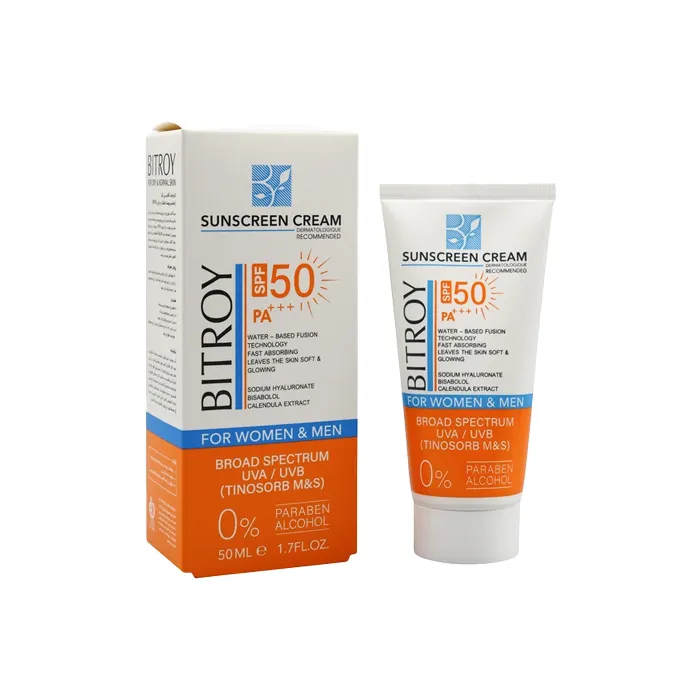 sunscree-dry-bitroy-pharmacy24h کرم ضد آفتاب SPF50 پوست خشک بیتروی