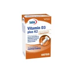 کپسول ویتامین D3 پلاس K2 یوروویتال | 60 عددی