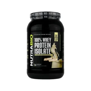 پروتئین وی ایزوله با طعم وانیل آلپاین نوترابایو | 907 گرم