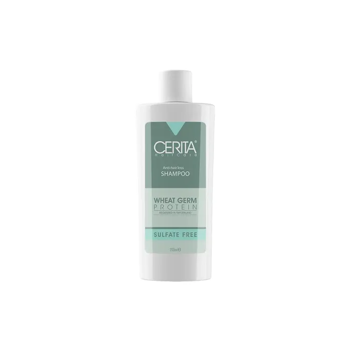 Cerita-Wheat-Germ-Anti-Hair-Loos-Sulfate-Free-Shampoo.pharmacy24h شامپو فاقد سولفات تقویت کننده مو جوانه گندم سریتا