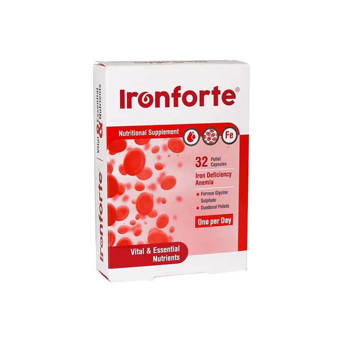 iron-forte.pharmacy24h کپسول آیرون فورت فارمد سلامت سینا | 32 عددی - Image 1