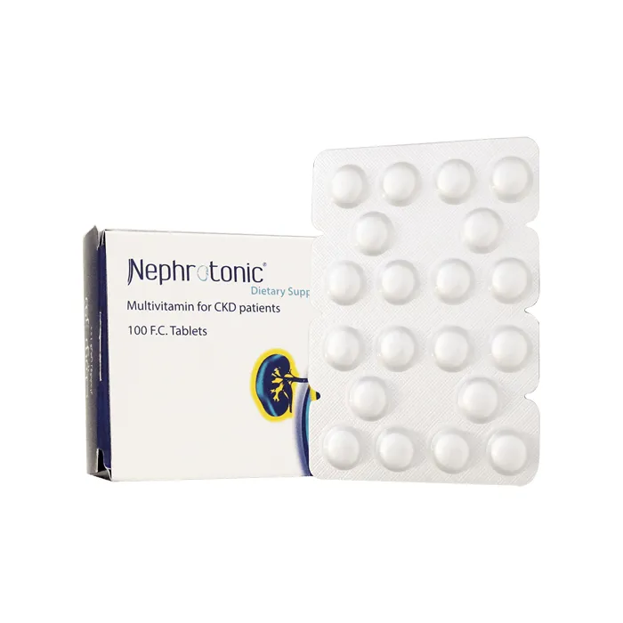 nephrotonic.pharmacy24h قرص مولتی ویتامین نفروتونیک زهراوی | ۱۰۰ عددی - Image 1