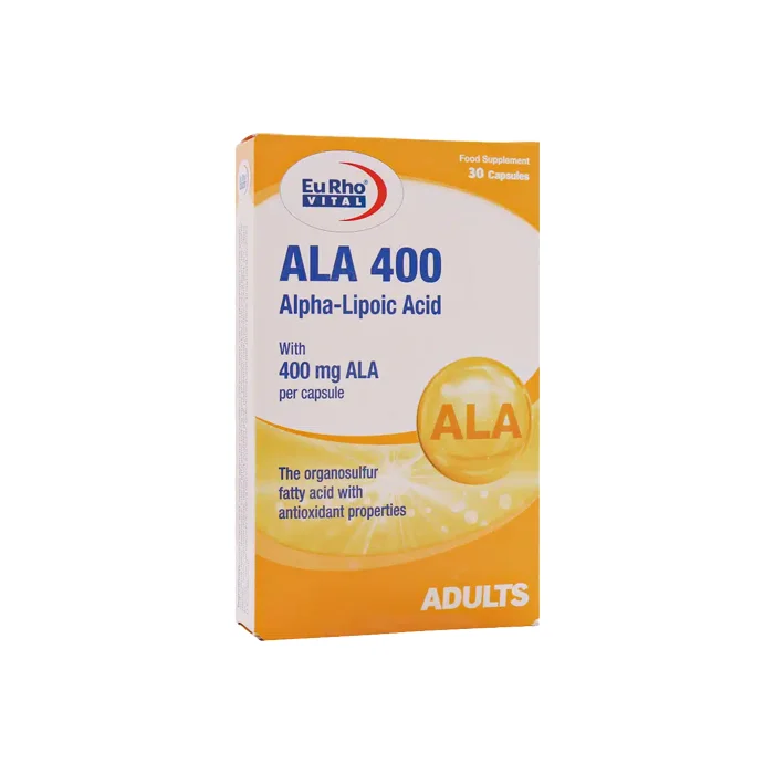 ala.pharmacy24h کپسول آلفا لیپیوییک اسید 400 یوروویتال | 30 عددی - Image 1