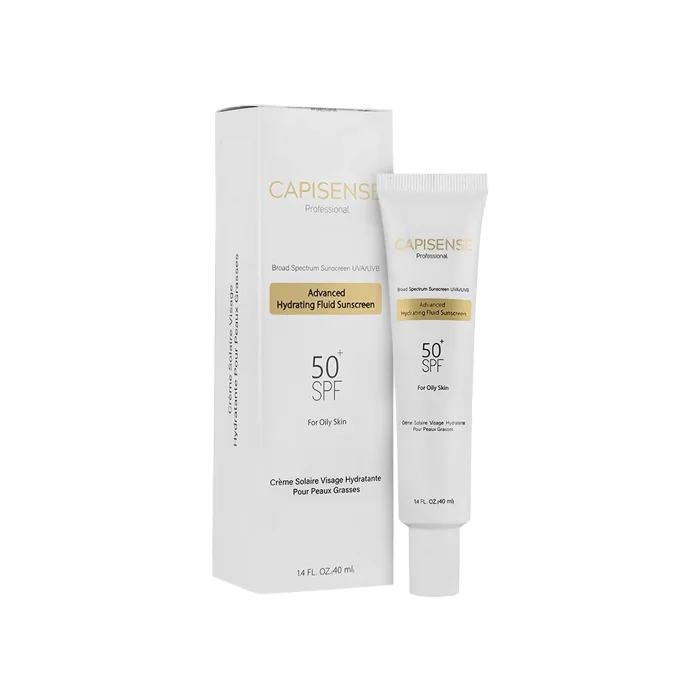 capisense-sunscreen_fluid.pharmacy24h فلوئید ضد آفتاب آبرسان پوست چرب کپیسنس | 40 میل - Image 1