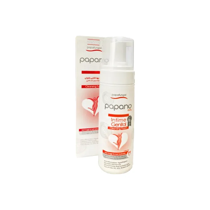 papano-intime.pharmacy24h فوم بهداشتی ضد قارچ بانوان پاپانو | 150 میل - Image 1