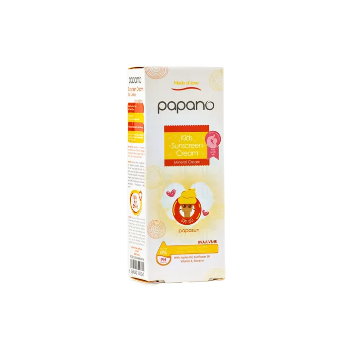 papano-kids.pharmacy24h کرم ضد آفتاب کودک spf50 پاپانو | 75 میل - Image 1