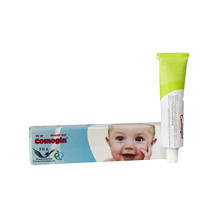 Comogin.pharmacy24h ژل دهانی کاموژین سیمرغ دارو عطار | 25 گرم - Image 1