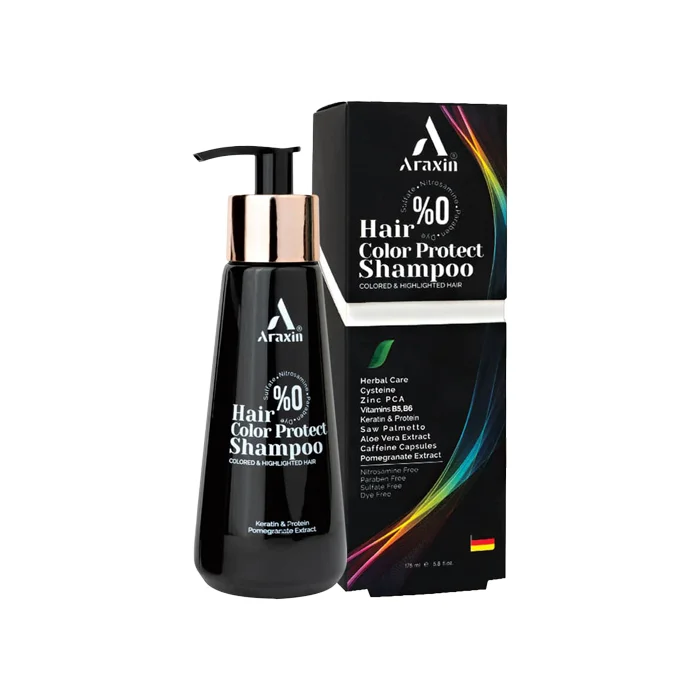 araxin-hair_colored.pharmacy24h شامپو گیاهی تثبیت کننده رنگ مو آراکسین | 175 میل - Image 1