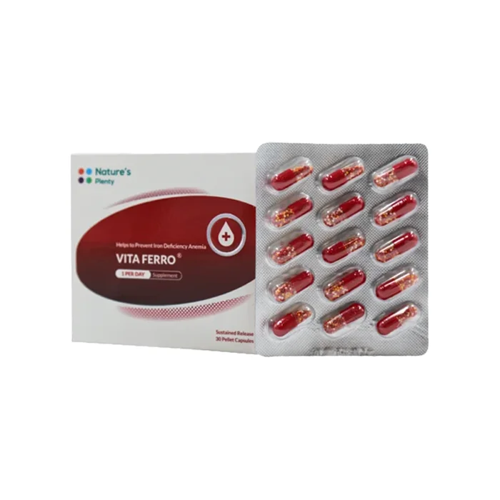 vita-ferro.pharmacy24h کپسول ویتا فرو نیچرز پلنتی | 30 عددی - Image 1