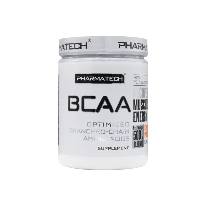 bcaa.pharmacy24h پودر بی سی ای ای با طعم لیمو فارماتک | 500 گرم - تصویر 1
